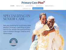 Tablet Screenshot of primarycareplus.com